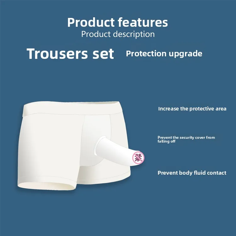 Men's Summer Underwear Men's Boxers Anti-fluid Safety Pants Ultra-thin Functional Shorts Sexy Elastic Waterproof  Isolation
