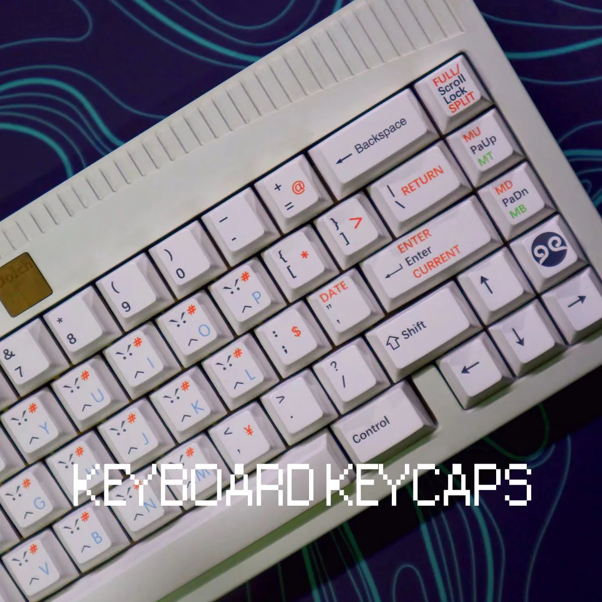 Keycaps pbt personalizados do perfil da cereja da cara de 144 chaves irritadas para o teclado mecânico personalize keycap