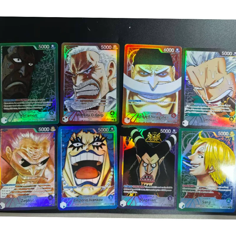 

Diy One Piece Op02 английская версия Zephyr Magellan Sanji Garp Smoker Edward Newgate Kin E Mon Emporio Lvankov аниме-карта