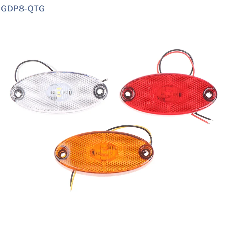 HOT! 1Pc 3LED 12v 24v Led Side Marker Lights for Trailer Trucks Caravan Marker Light