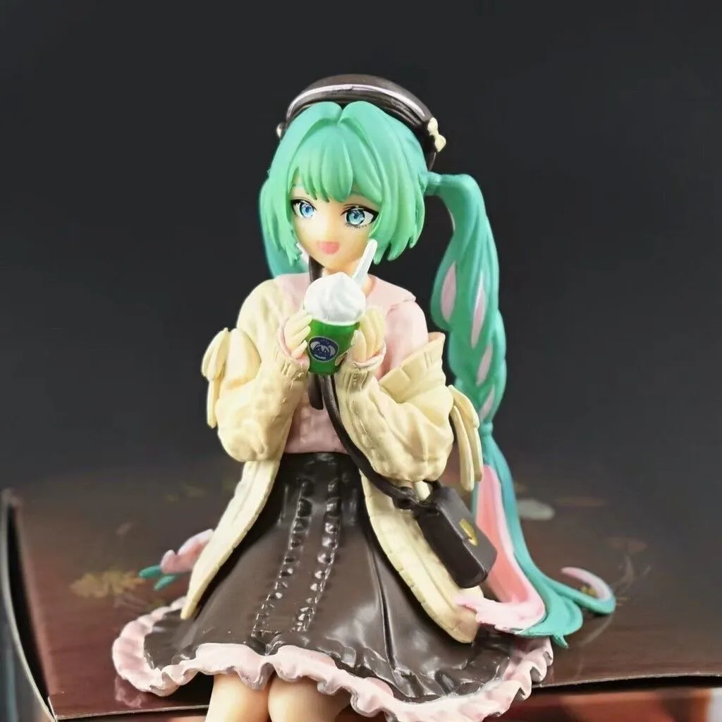 โมเดลชานม16cm, ตุ๊กตาขยับแขนขาได้ตักก๋วยเตี๋ยวอะนิเมะ Hatsune Miku