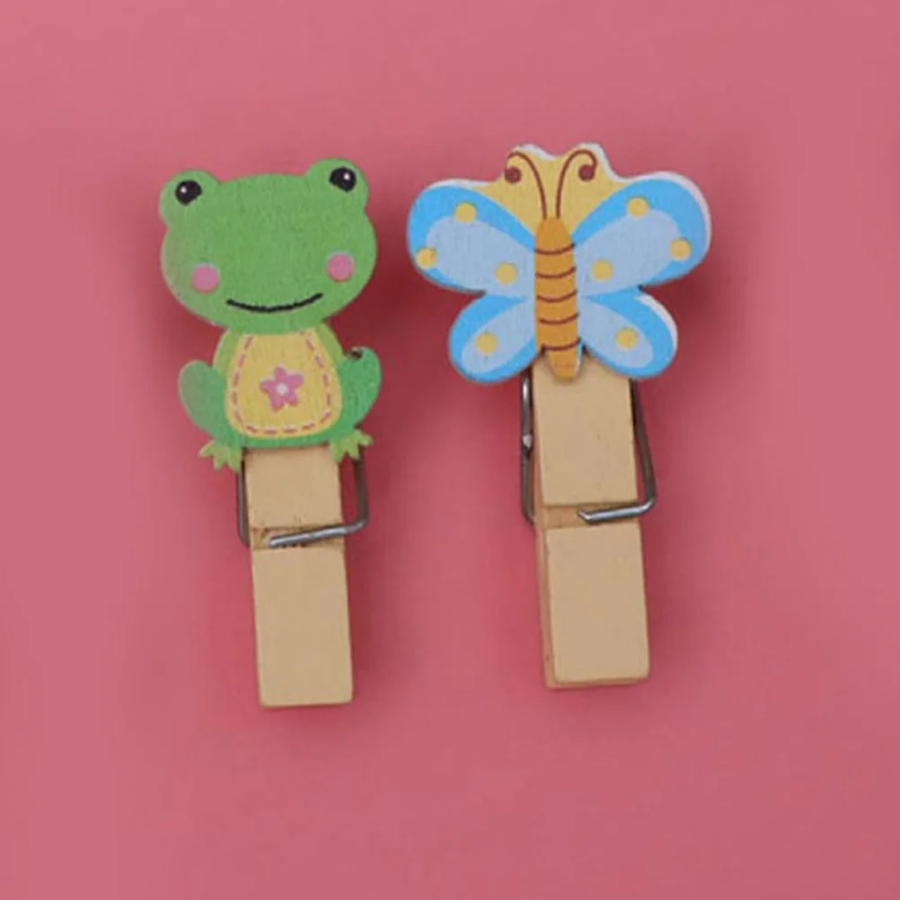

3 set Mini Wooden Clothespins With Rope Photo Clips For Wall Decoration Small Picture Clamps Home Office Dorm Room Decorative
