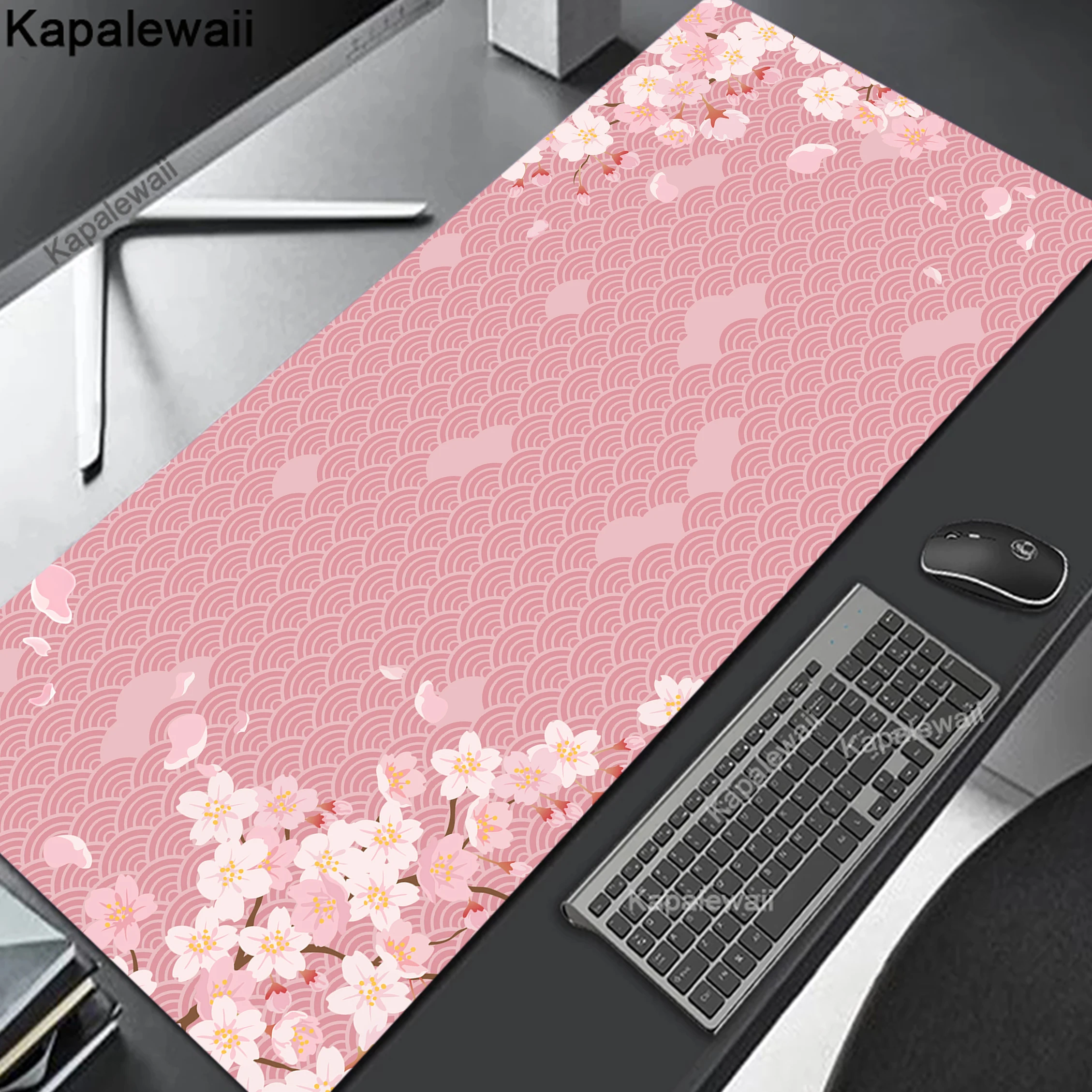 

Japanese Art Sakura Mouse Pad Keyboard Mousepad XXL Large Mouse Mats Gaming Accessories Office Computer PC Gamer Laptop Desk Mat