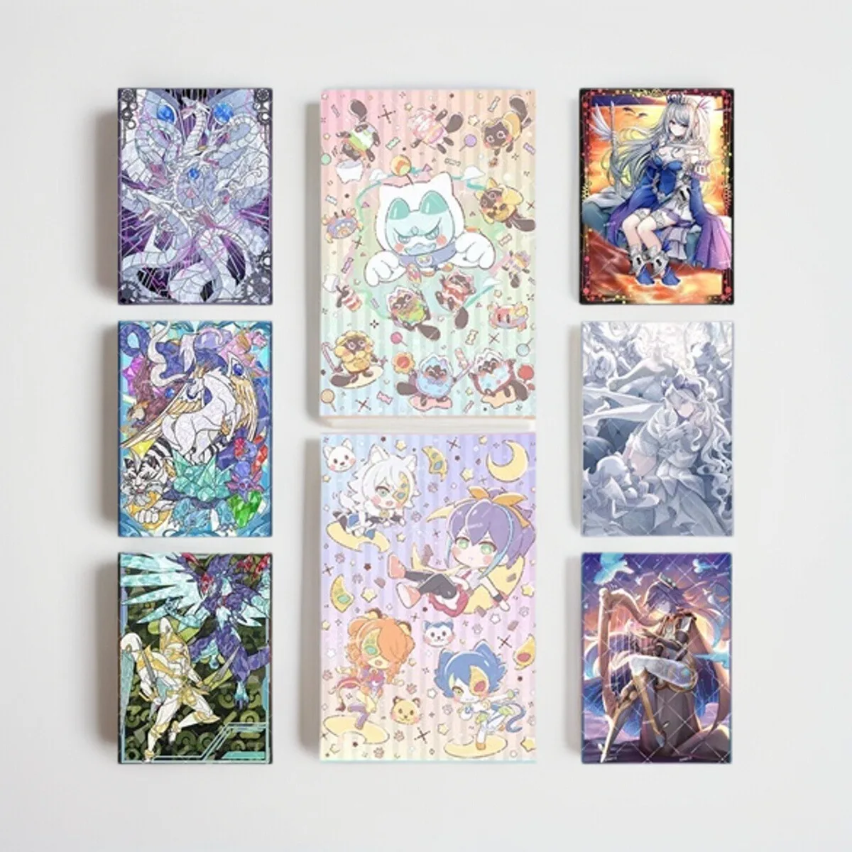 50PCS/PACK Yugioh Yummy Shiny Holographic Card Sleeves For Yu-Gi-Oh! TCG  OCG Trading Cards Collection Laser Protector Case - AliExpress 26