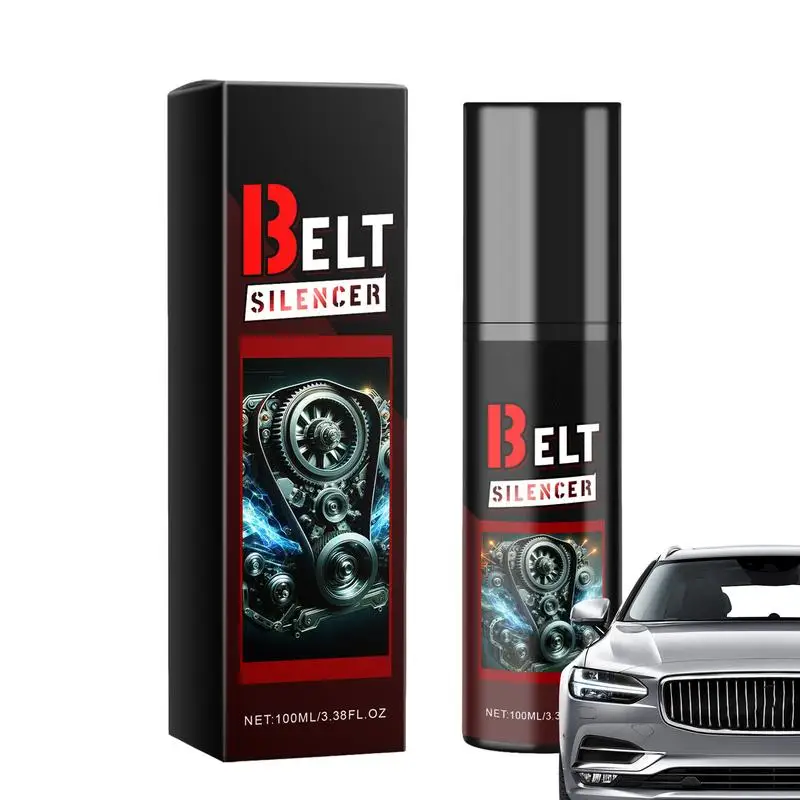 100ml Car Belt Noise Spray Prolongs Belt Life Engine Belt Silencer Spray-On Dressing Noise Lubrication Protection Friction