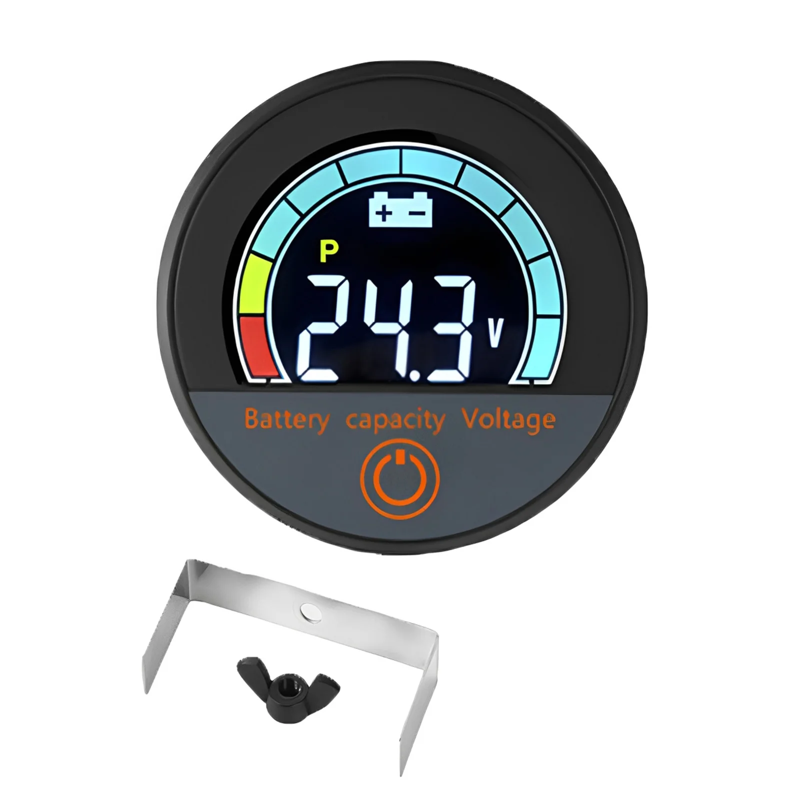 LCD Display Battery Monit-or Voltage Meter Voltmeter Tester DC 8-100V Waterproof Digital Indicator Durability