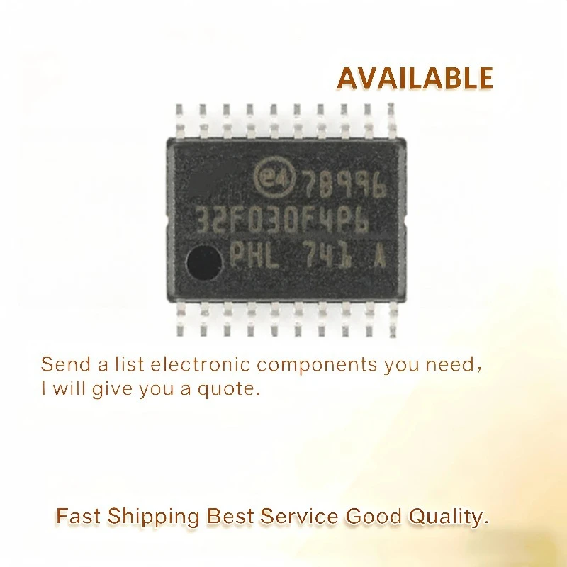 Original patch STM32F030F4P6 Microcontroller 32-bit Cortex-M0 TSSOP-20