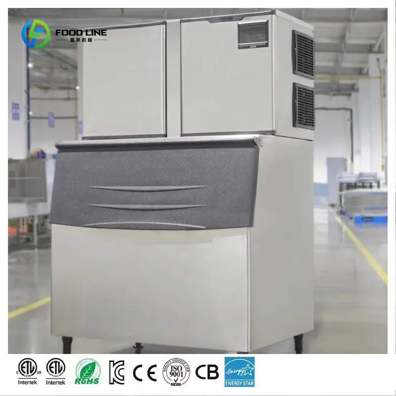 

Customized Automatic Commercial Ice Maker Machine Cooling 160~190kg/24h Classic Smart Control
