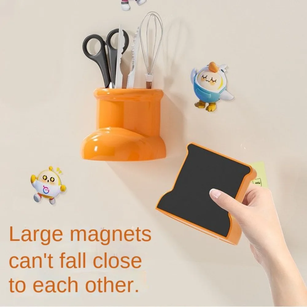 Wall Mounted Magnetic Suction Storage Box Kitchen Decoration Punch Free Punch Free Storage Box 3D Creative