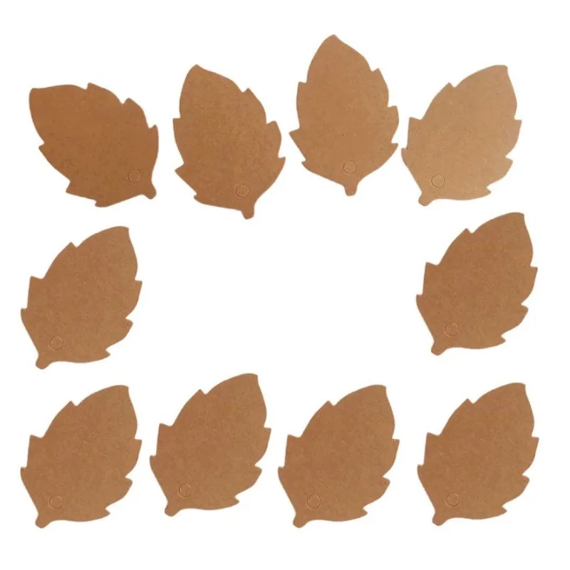 100 ورقة العلامات خمر العلامات الزخرفية الإبداعية DIY بها بنفسك الملحقات المواد فارغة شنق العلامات بطاقات الهدايا الخريف الخريف DIY بها بنفسك الديكور