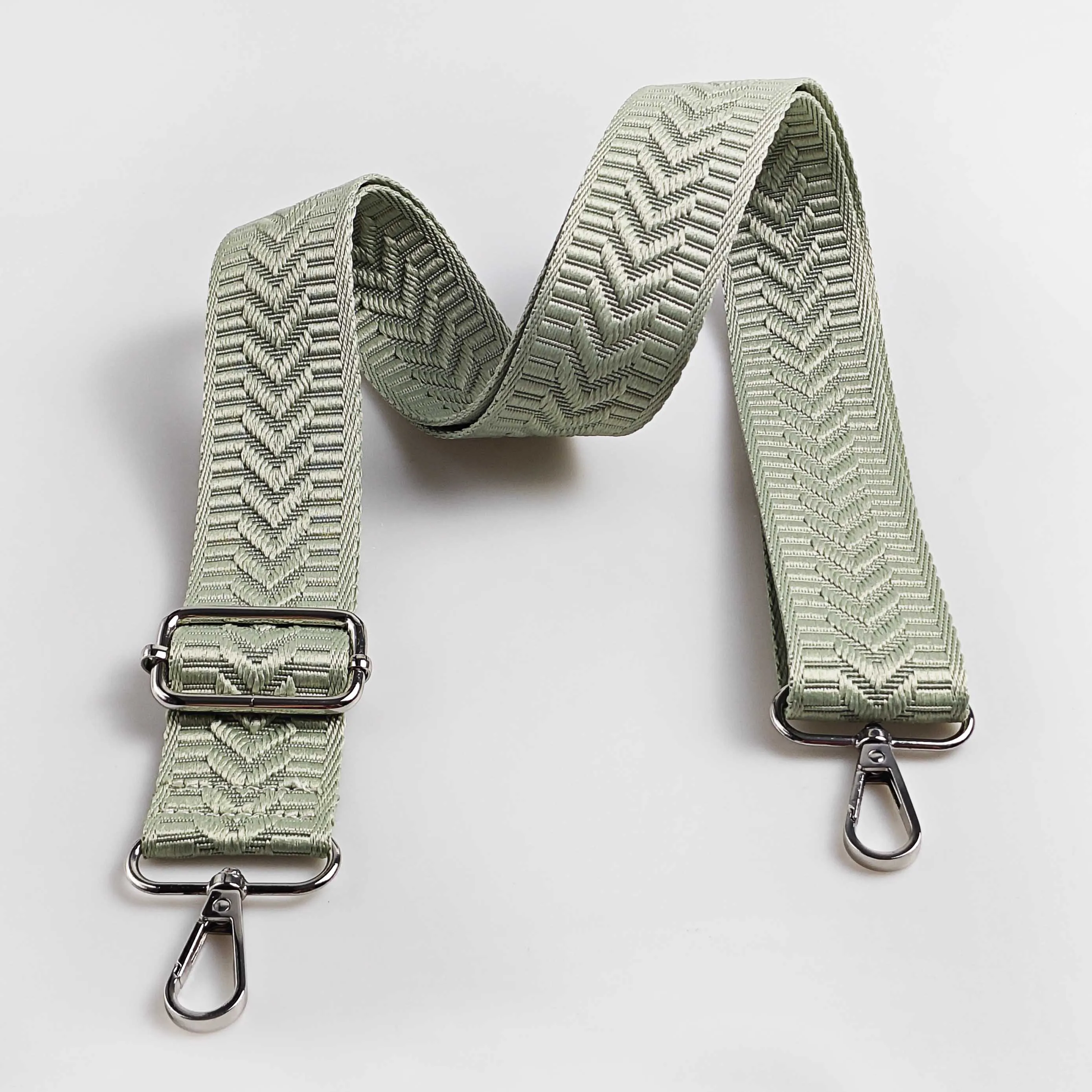 

Цельный регулируемый ремень для сумки шириной 1,50 дюйма, сменный ремень через плечо, жаккардовый ремень со стрелкой