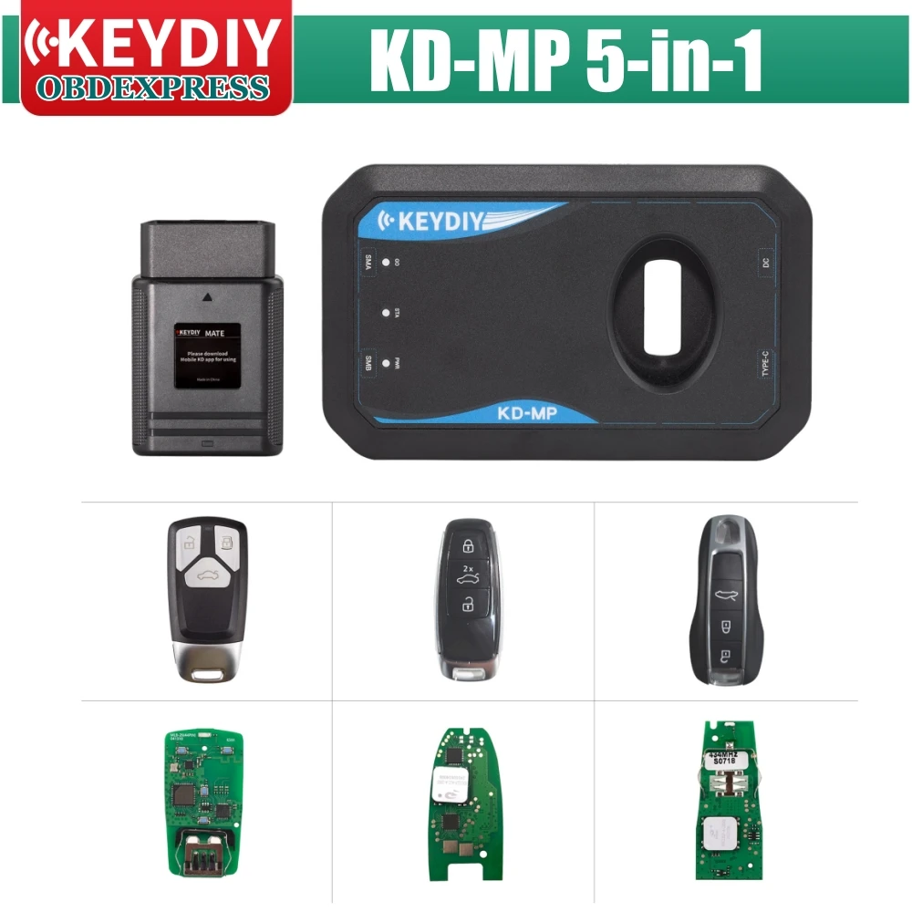 KEYDIY KD-MP 5-in-1 Promotion Package Kit KEYDIY KD-MP + KD-MATE + MLB08 + MLB19 + MLB26 Remotes