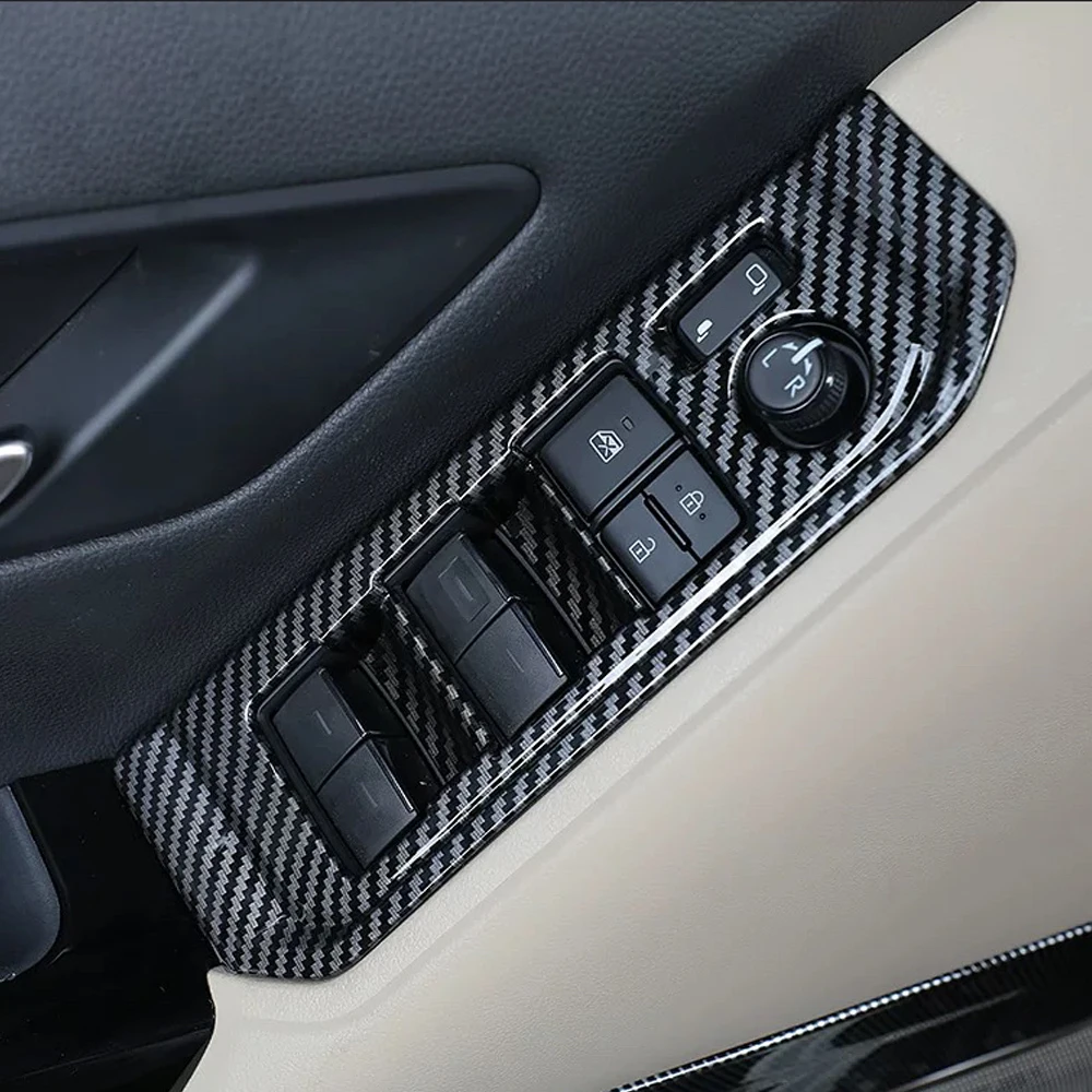 

Inner Handrail Frame For Toyota Land Cruiser LC300 Car Window Glass lift Button Switch Panel Protect Accessories 2021 2022 2023