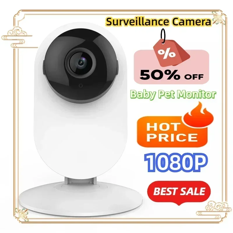 

Baby Pet Monitor Security Protection Compatible Wifi Surveillance Camera 1080P IP CCTV Smart Home