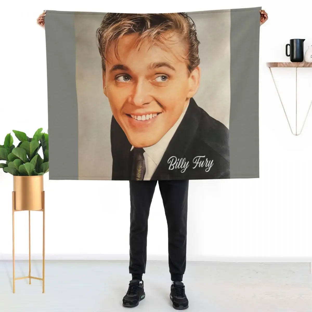 Billy Fury Throw Blanket funny gift Decorative Sofa Bed linens Bed Bed covers Sofa Quilt Blankets