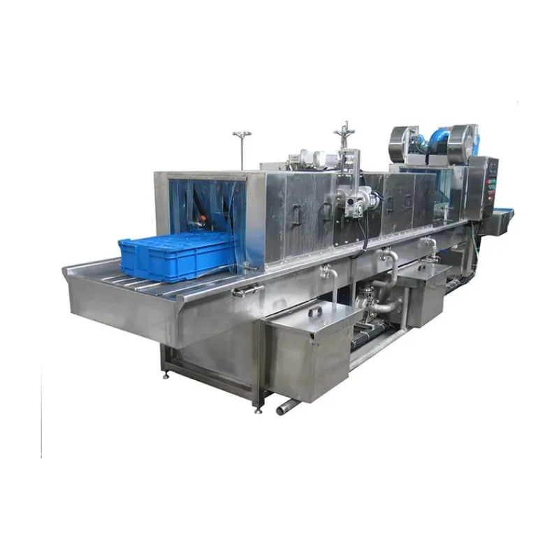 Custom Excellent Quality Plastic Cage Crate Tray Pallet Washer Cleaner Industrial Use Basket Washing Machine