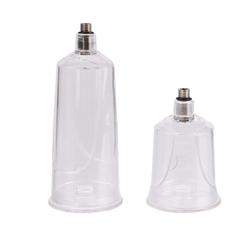 20/40ml Empty PC Plastic Bottle Airbrush Jar Replacement Air Brush Bottle for Skin Care Airbrush Facial Mist Sprayer Accessory