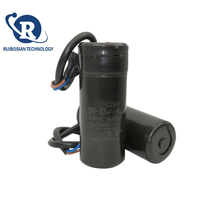 Kondensator rozruchowy kompresora lodówki/zamrażarki CD60 330V 47UF 64UF 75UF 80UF 53-64UF 72-88UF 108-130UF 145-175UF 161-193UF — zdjęcie produktu 6