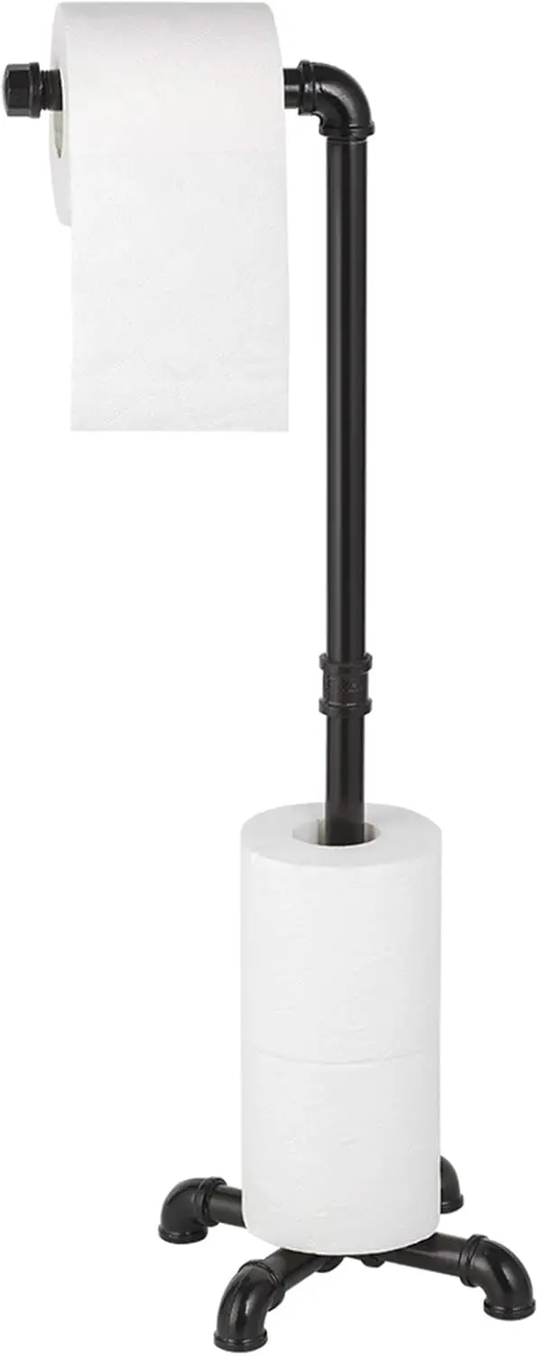 

Промышленный напольный диспенсер для туалетной бумаги черного цвета, прочный и современный дизайн