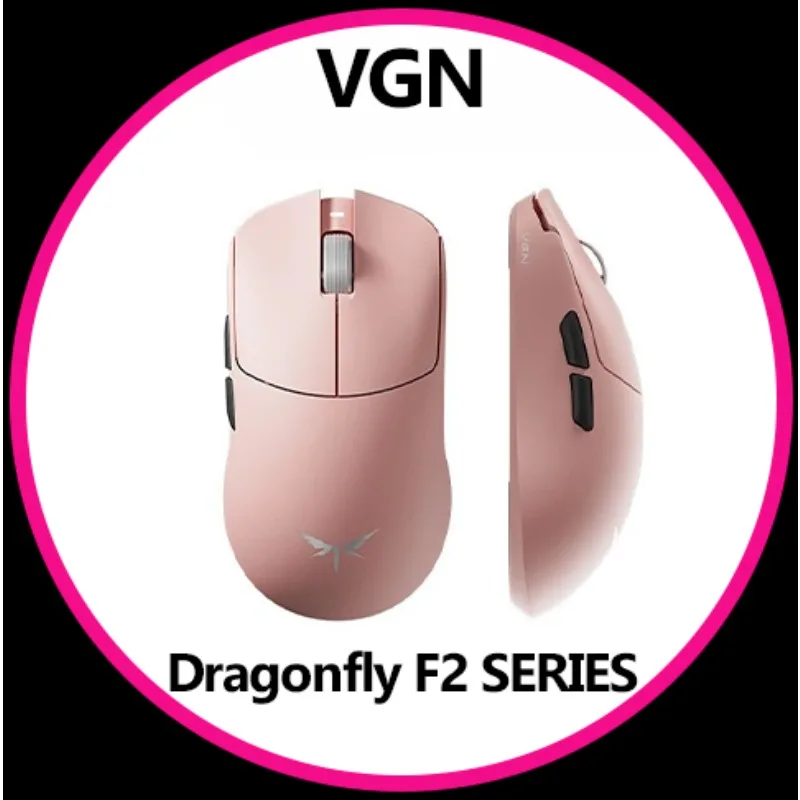 

VGN Dragonfly F2 Promax Сверхлегкая игровая мышь для киберспорта, трехрежимная долговечная 2,4G Bluetooth, проводные аксессуары для ноутбуков