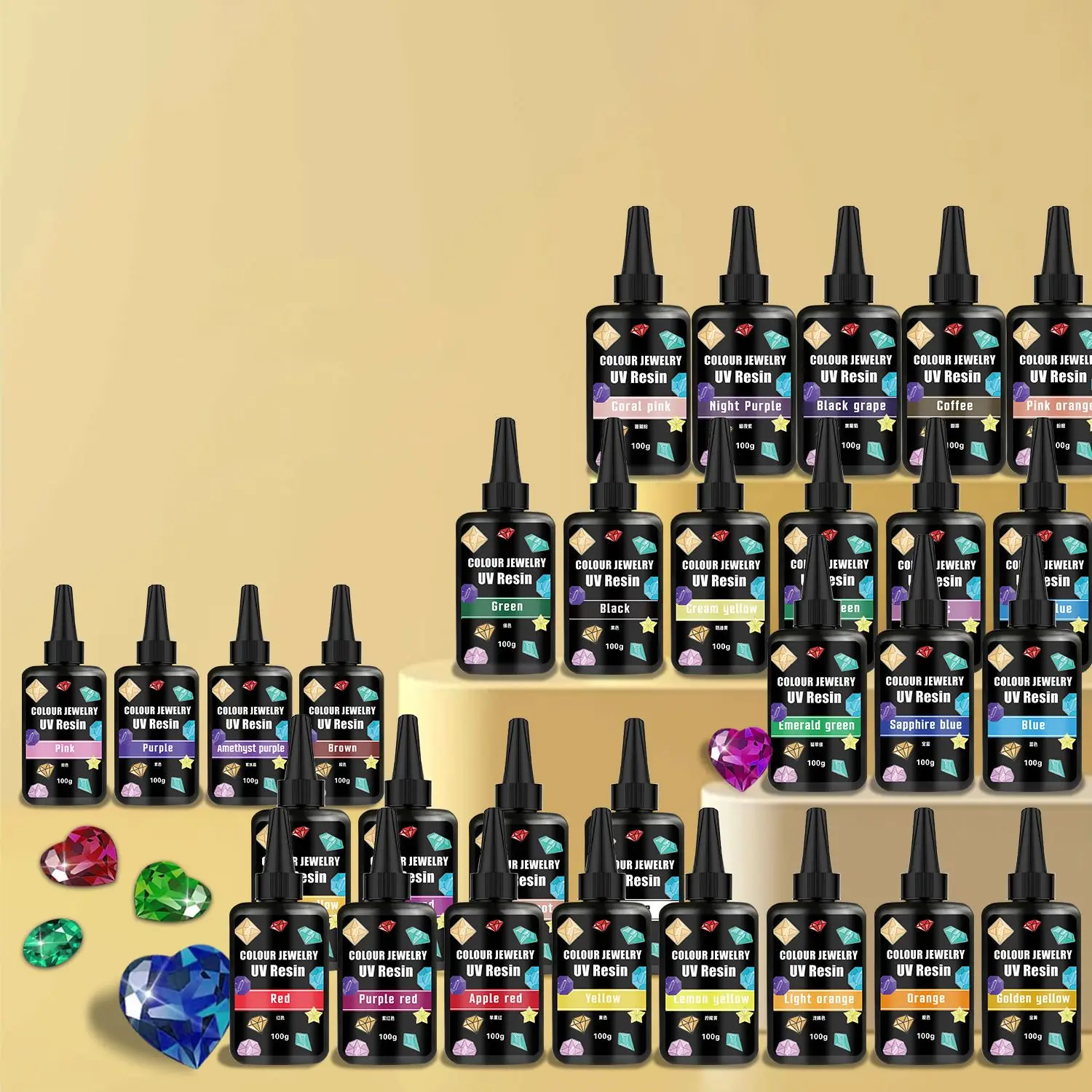 صمغ راتنج الأشعة فوق البنفسجية لصنع ، علاج الأشعة فوق البنفسجية ، مصباح الأشعة فوق البنفسجية الصباغ ، أدوات ذاتية الصنع ، لوازم ، ألوان ، راتنج الإيبوكسي #5