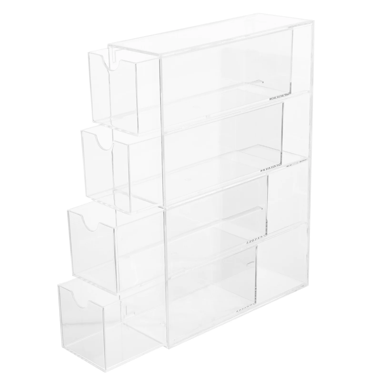 

Clear Acrylic Sunglasses Organizer 4-Drawers Eyeglass Storage Case Eyewear Holder Sunglasses Storage Organizer Display Rack