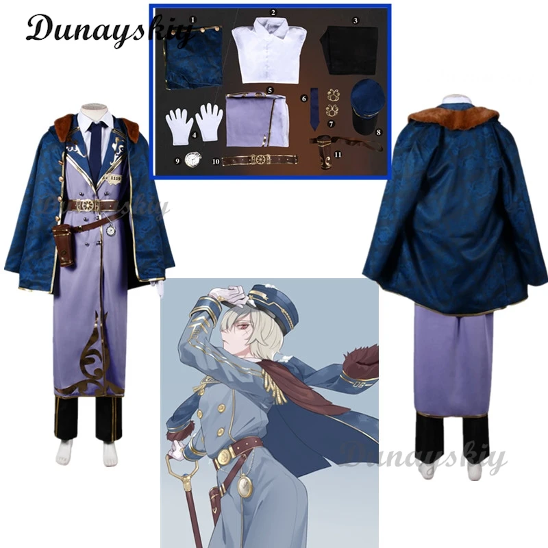 Identity V Andrew Kreiss Women Cosplay Costume Cos Game Anime Party Uniform Hallowen Play Role Clothes Clothing