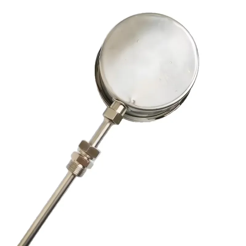 High Temperature 50-650 Degrees Celsius Filled Exhaust Temperature Gauges Capillary Thermometer