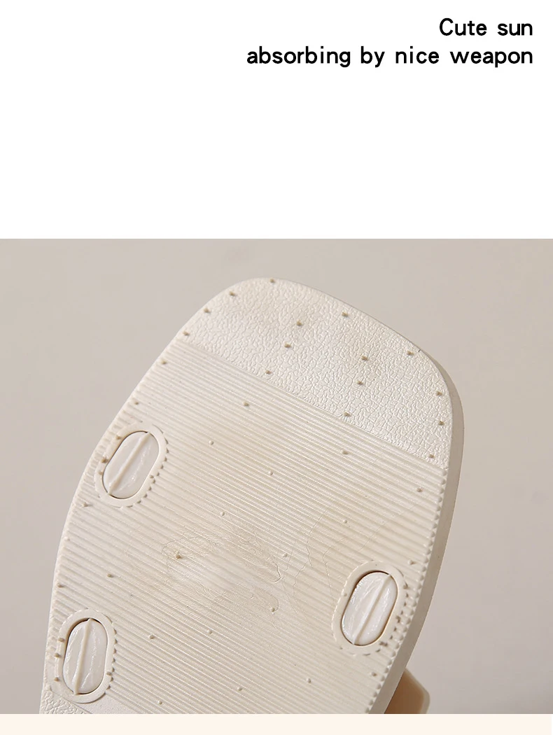 Frauen Flache Hausschuhe Sommer Leder Karree Frauen Wohnungen Flip-Flops Designer Damen Rutschen Sandalen Frauen Schuhe Luxus Sandalen – Detail 8