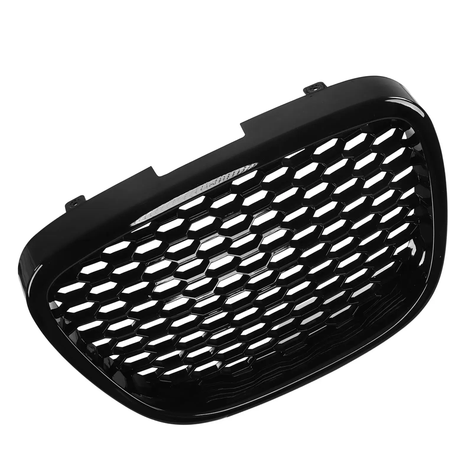 Black Glossy Front Grille Mesh Grill for Altea Toledo MK3 5P 04-09 Heatproof Bumper Upgrade