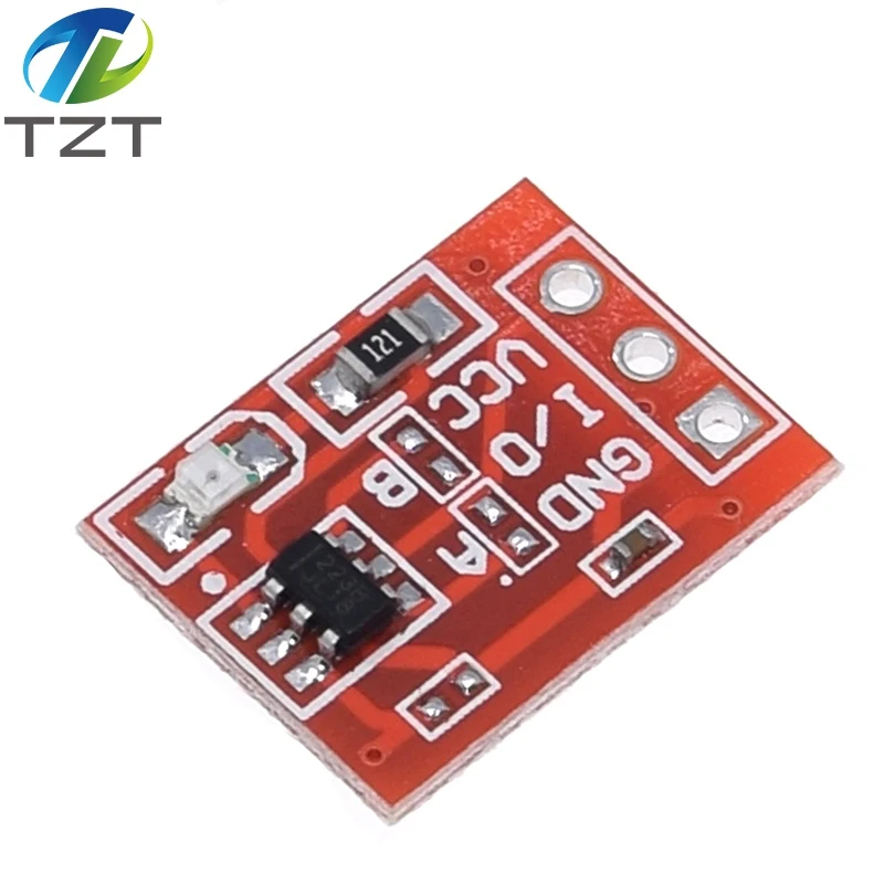 TTP223 12V 1-Channel Touch Relay Module Capacitive Touch Key Switch Sensor Self-Locking/No-Locking HTTM Touch Button For Arduino