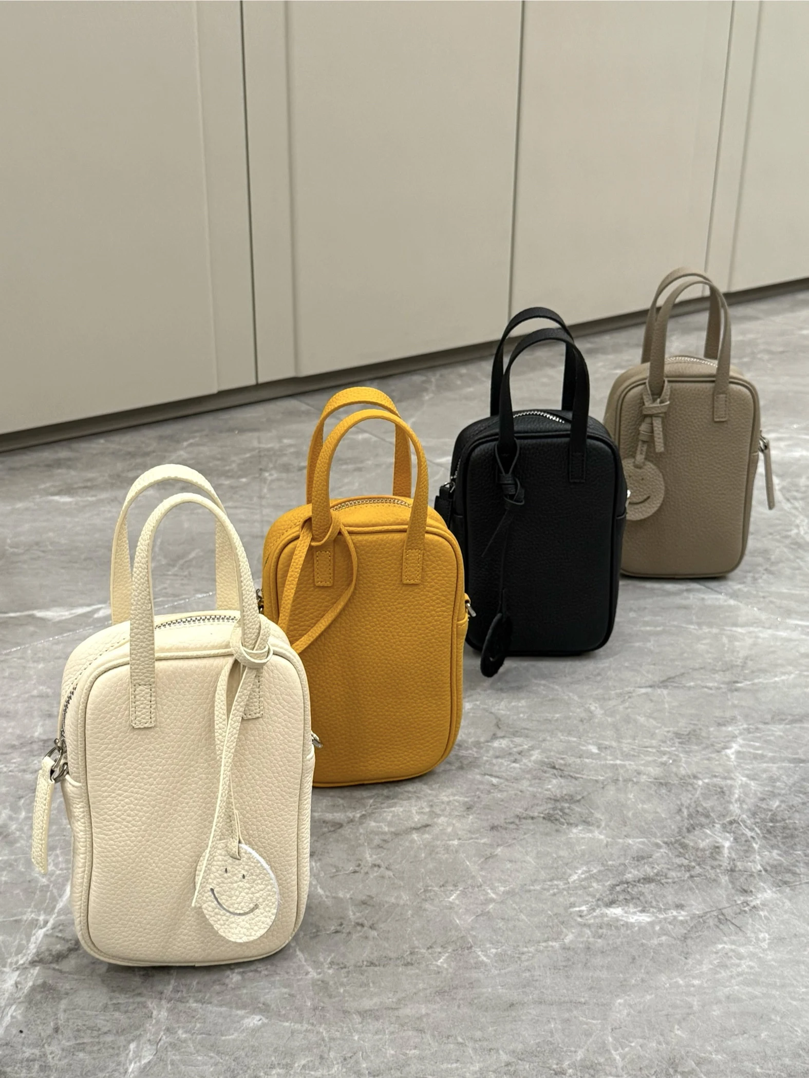 

Bernice 2025 New Layer Cowhide Handbag Women's Single oulder Bag Slant Crossbody Bag Mobile Phone Bag Soft Briti Sle