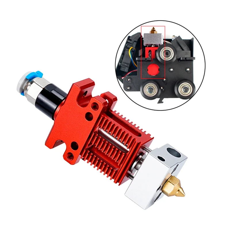 3D Printer Parts CR6 SE J-head Assembled Print Head Hot End Hotend Kit All Metal Extrusion Extruder for Ender 3 CR5 PRO CR6 SE