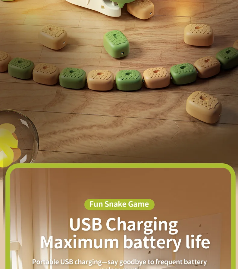 New Electric Remote-Controlled Snake Magnet Car,Parent-Child Interactive MultiPlayer Battle Toy,Christmas Birthday Gift for Kids