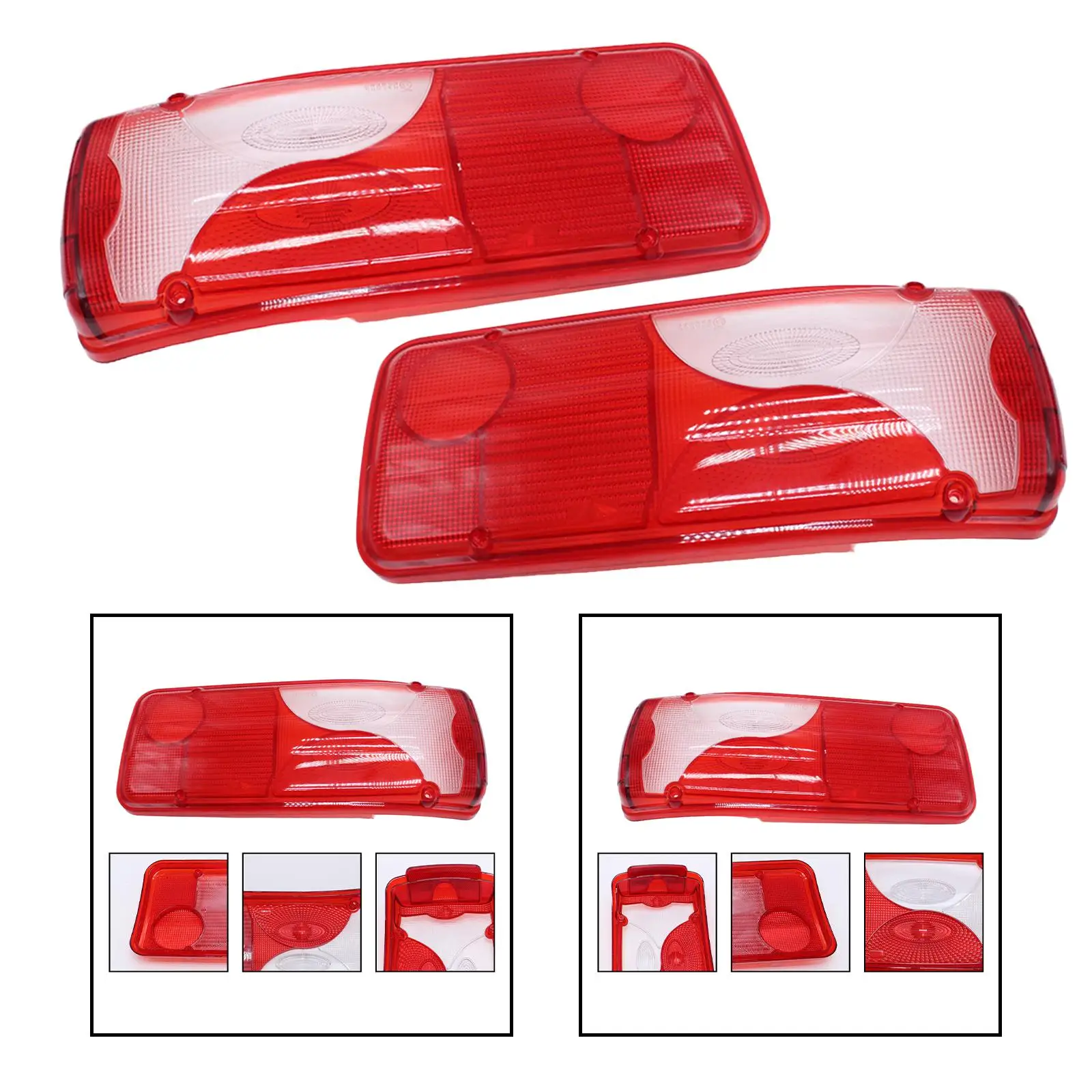 عدسة الضوء الخلفي الأحمر ، قطع غيار المركبات ، قطع غيار إصلاح السيارات ، سهلة التركيب