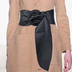 Autumn and Winter Fashion Personalized Needle Button Waist Tie for Women Paired with Skirts, Coat, Fashion Versatile Waist Seal