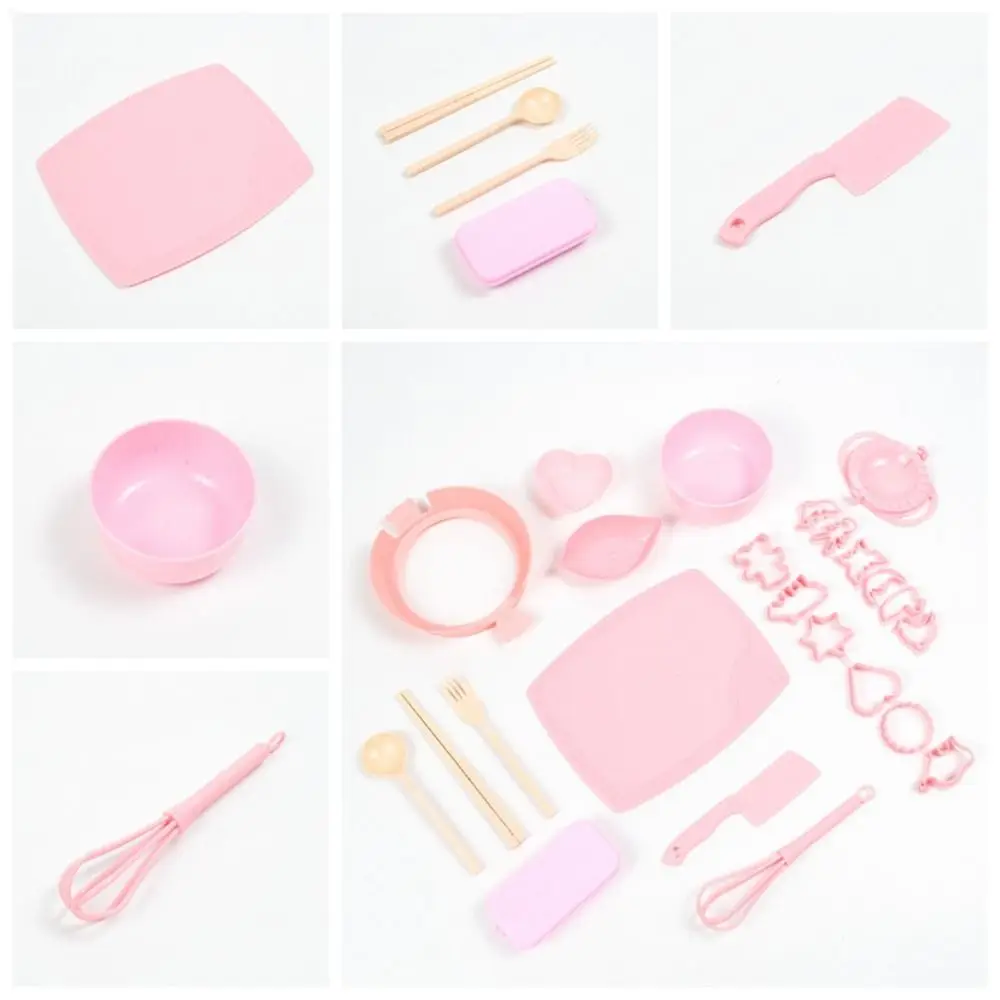 

1 Set Mini Toddlers-Kids Cooking Sets Simulation Pretend Cook Kitchen Mini Toys for Kids Plastic Spoon Girls Cooking Toy Sets