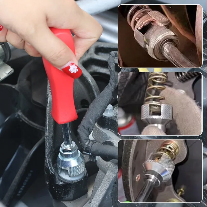 

Новый автомобильный тормозной пружинный шайба, ремонт обуви, компрессор, универсальный удерживающий барабан, установка инструмента для ремонта автомобиля, ручка, аксессуары для инструментов