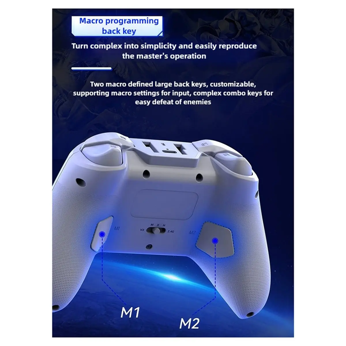 #38O Consumer Electronics,G6S Bluetooth Game Controller for Switch/Android/iOS/PC (ABS)