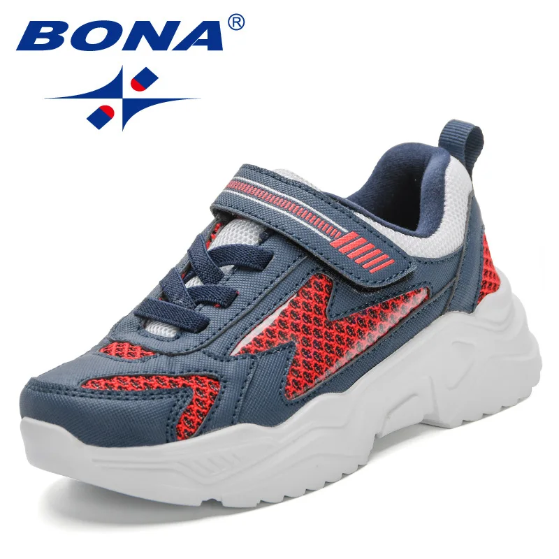 BONA 2023 nuovi designer scarpe da ginnastica bambini marca Walking Sho Trendy Sneakers ragazzi scarpe sportive leggere boy Girls Casual School