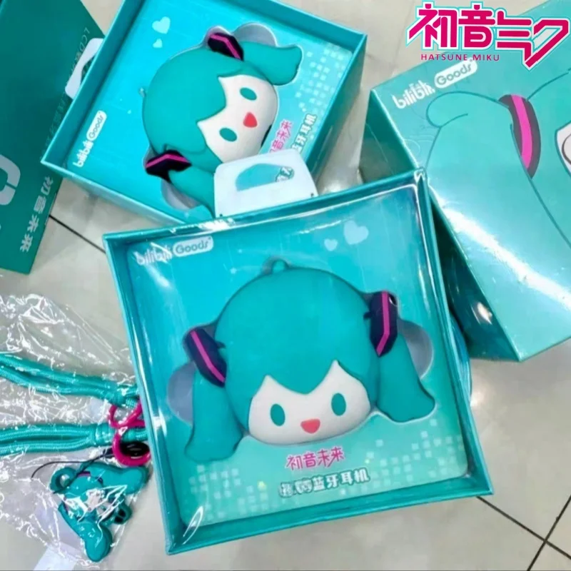 Audífonos Inalámbricos Bluetooth Hatsune Miku Originales en Existencia, Audífonos Inalámbricos Bluetooth con Pantalla Táctil LCD de Cubo, Regalos