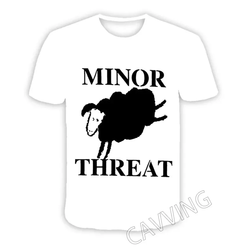 New Fashion Women/Men's 3D Print  Minor Threat  Band Casual T-shirts  Hip Hop Tshirts Harajuku Styles Tops Clothing