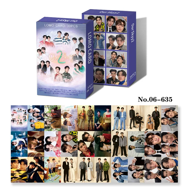 30PCS ZEENUNEW Our Sky2 DEW YINWAR MEWGULF LOMO CARDS