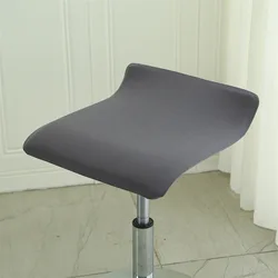 Cashier Square Chair Cover Elastic Print Bar Stool Seat Covers Home Hotel Bar Rotating Lifting Swivel Chair Dust Case Removable