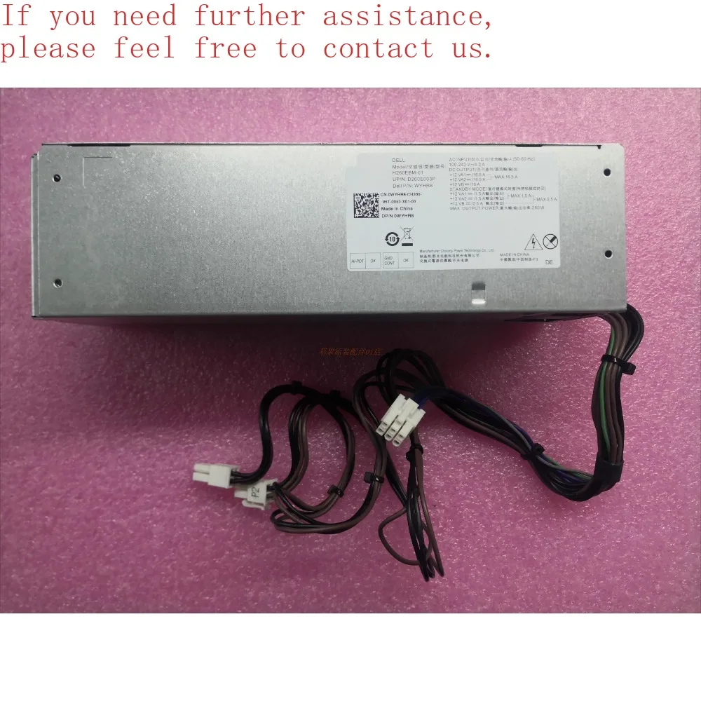 

For DELL 5090 7070 Power Supply 200W260W H200EPS-01 52C2P H260EBM-01 WYHR8
