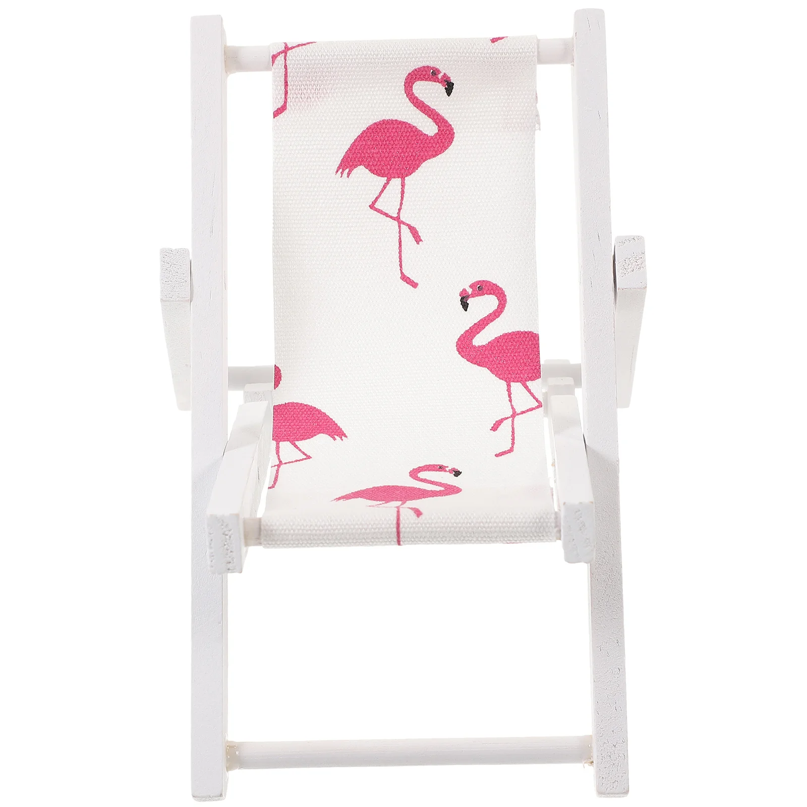 

Handmade Mediterranean Beach Chair Ornament Nautical Wood Desktop Decor Miniature Coastal Chair Indoor Home Office Decoration