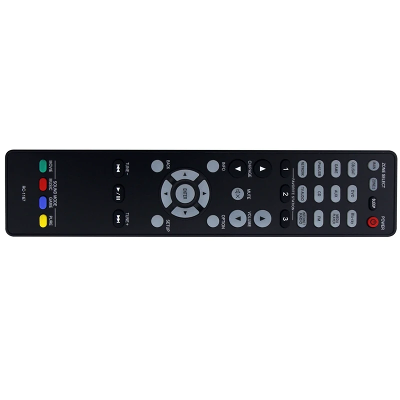 Remote Control RC-1167 Replace For Denon AV Receiver AVR-2113 AVR-2113CI AVR-1913 AVR-2313CI AVR-2313 AVR2113 AVR2113CI