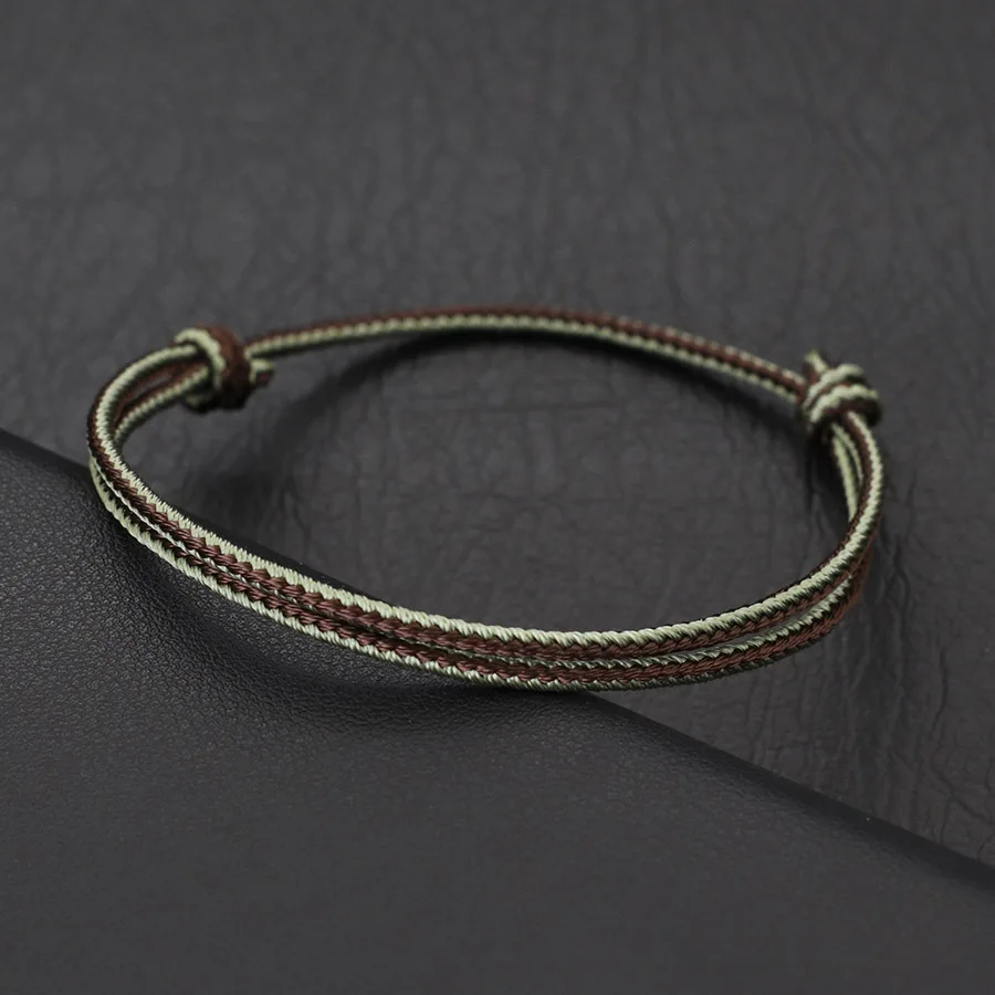 Einzigartiges Herren-Armband, Schnur, Motorradausrüstung, cooles Biker-Handzubehör, Klasse A, Seil, handgefertigt, verstellbares Armband für den Außenbereich