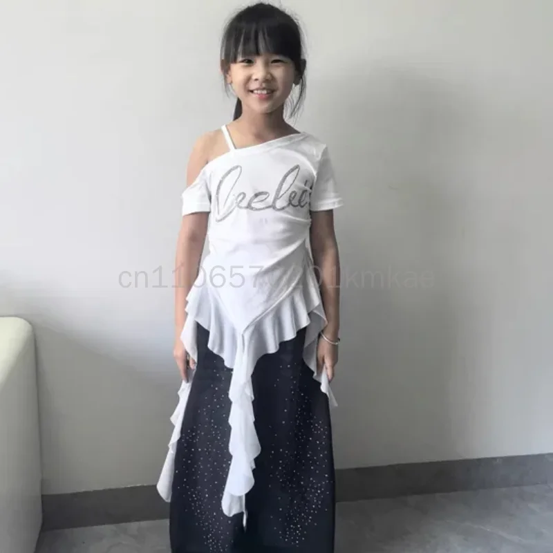 conjunto-de-ropa-de-baile-de-calle-estilo-jazz-coreano-top-holgado-y-fluido-pantalones-largos-de-mezclilla-atuendo-transpirable-para-actuaciones-en-escenario