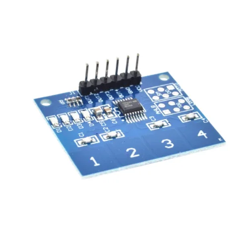 TTP224 4-Way, Capacitive, Touch Switch, Digital Touch Sensor Module